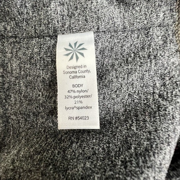 Athleta Womens Gray Salutation Heathered Gret Cropped Leggings Small - Picture 8 of 8